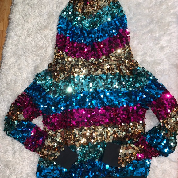 RARE RAINBOW SEQUIN FASHION SHOW EXCLUSIVE PINK VS - Picture 4 of 5